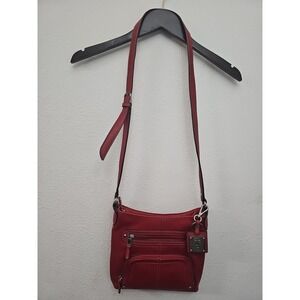 Tignanello Leather Crossbody‎ Dark Red